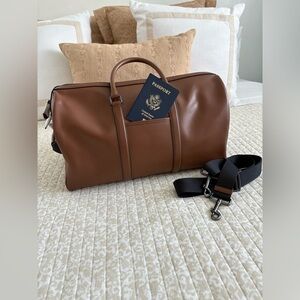 New Coach Venturer Duffle Carryon Crossbody Travel Bag Saddle Tan | No. C5306